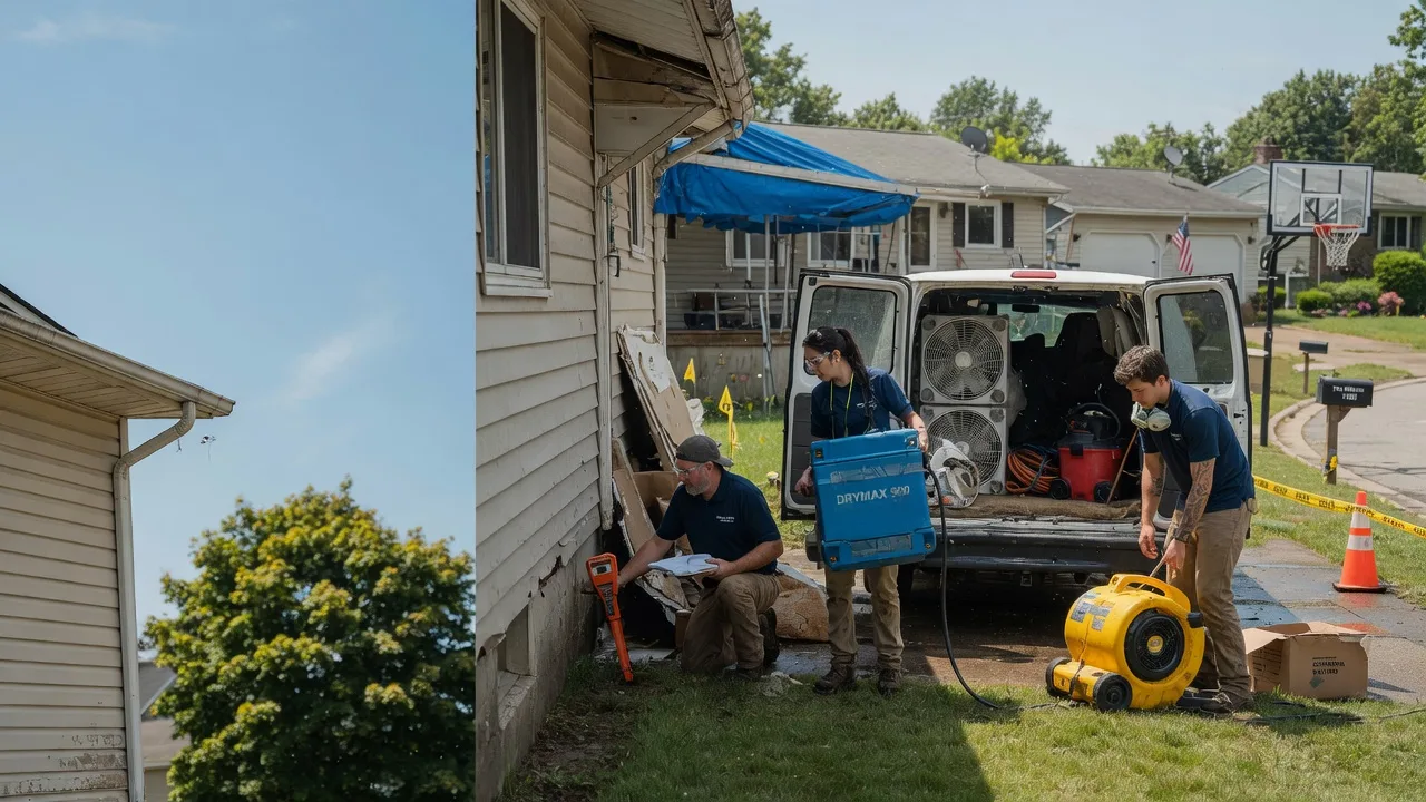 Ceiling Leak Cleanup in Pleasant Ridge, MI near me